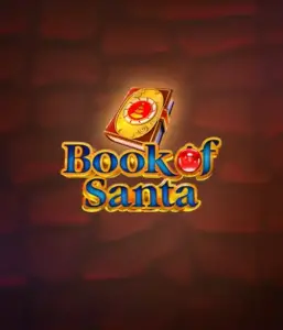 Experience the holiday spirit with Book of Santa slot by Endorphina, featuring an intricately designed golden book emblazoned with Santa's iconic seal. This graphic evokes the magic and mystery of Christmas, set against a softly glowing red background. Great for players looking to get into the holiday spirit, promising a captivating gaming experience. 